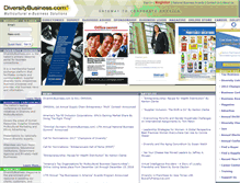 Tablet Screenshot of diversitybusiness.com